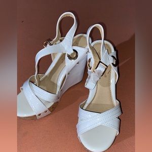 White wedges. Great condition